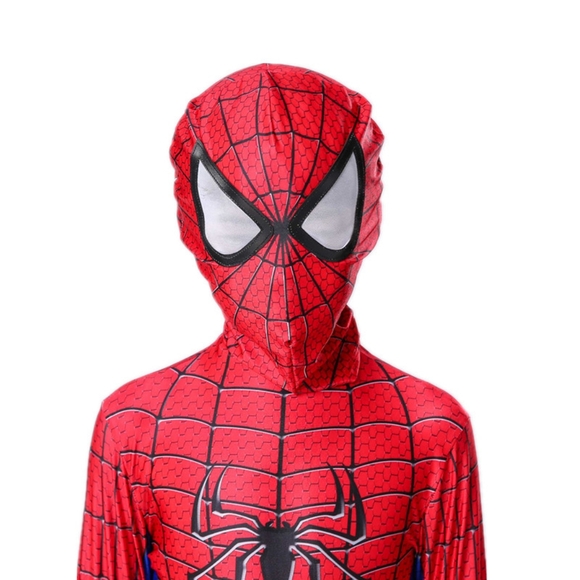 Size 5-6 Kids Classic Spiderman Boys Halloween Costume 5 - 6 years old Onesie - Picture 2 of 7